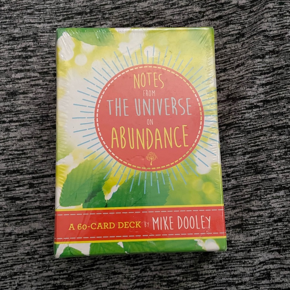 Notes from the universe on abundance